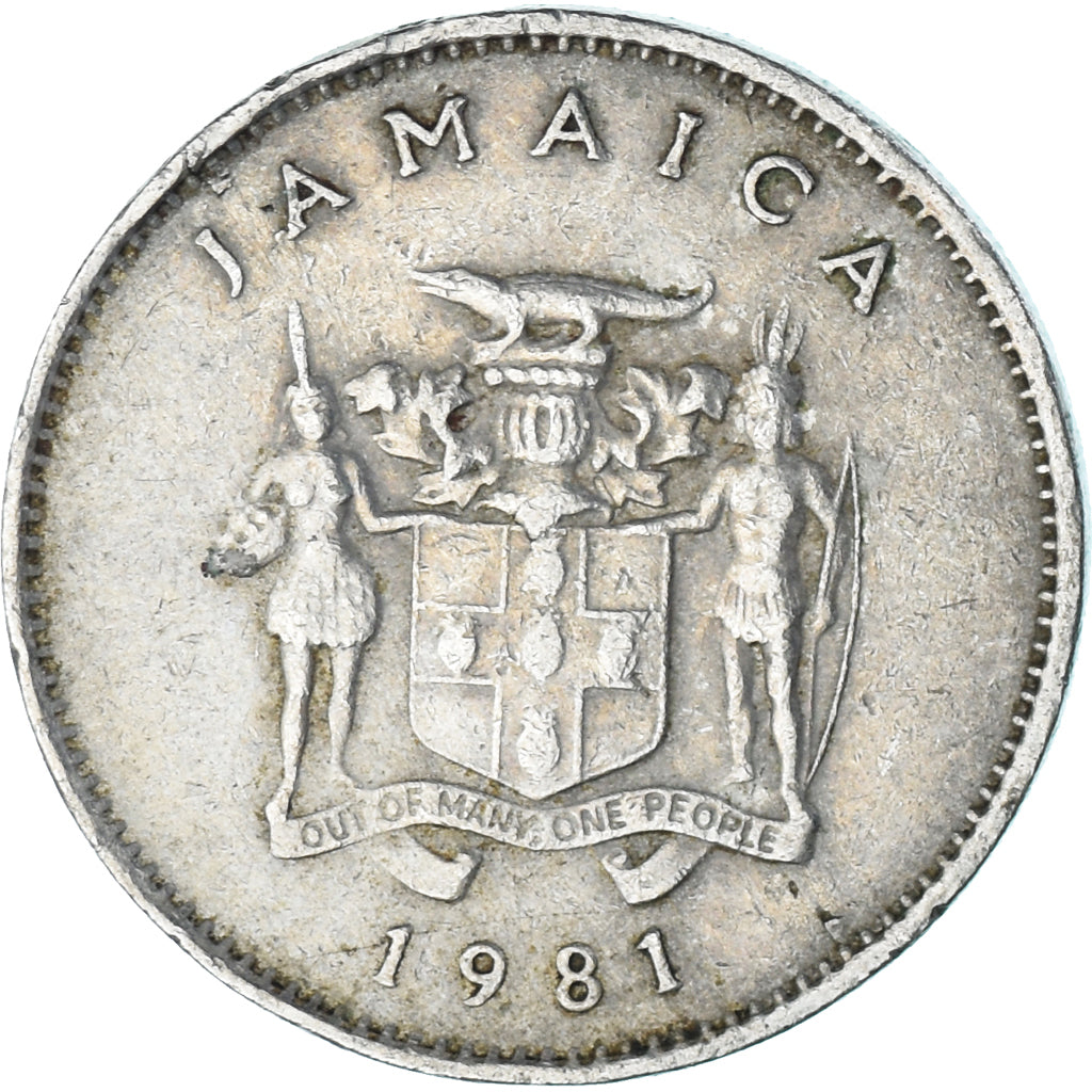 Coin, Jamaica, 10 Cents, 1981