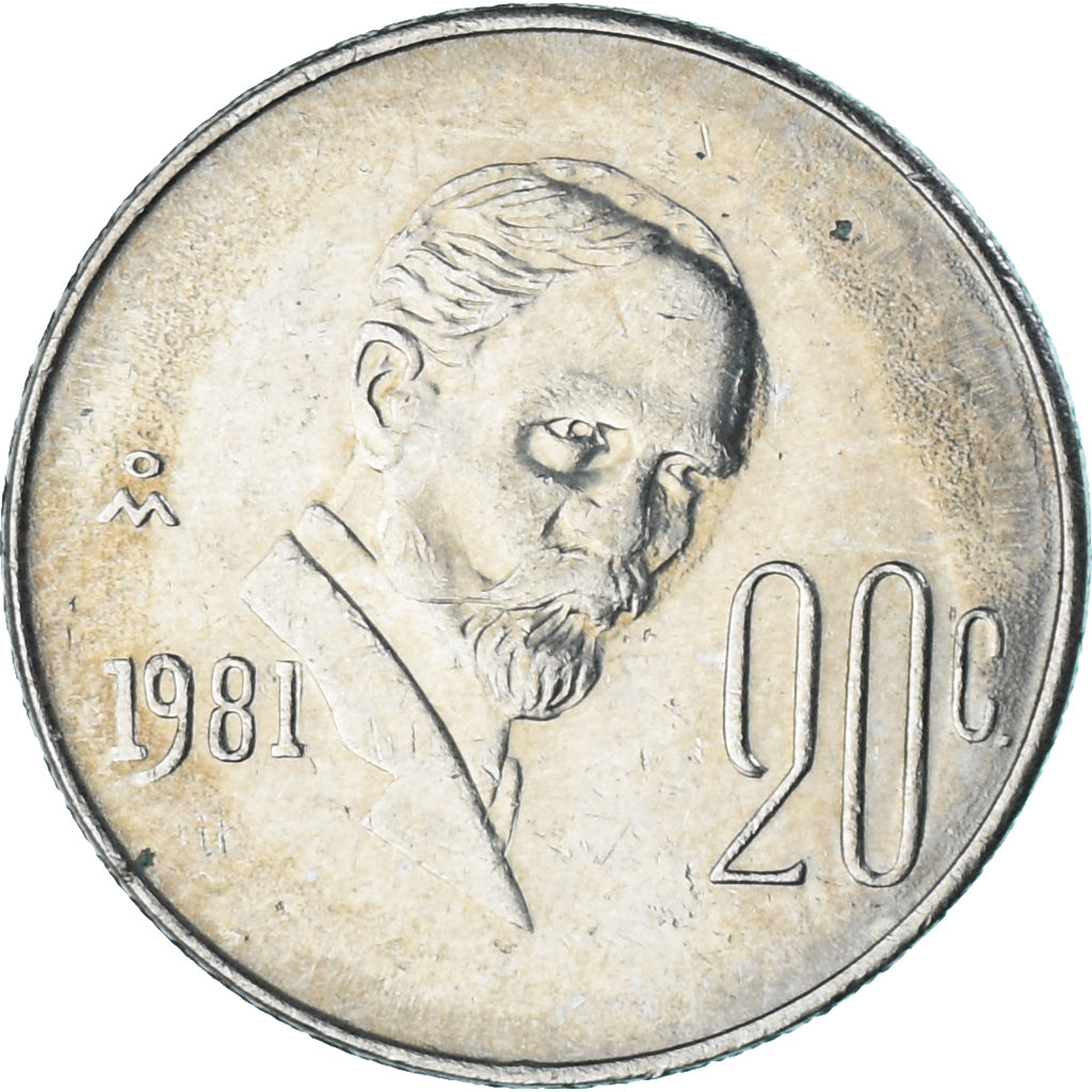 Münze, Mexiko, 20 Pesos, 1981