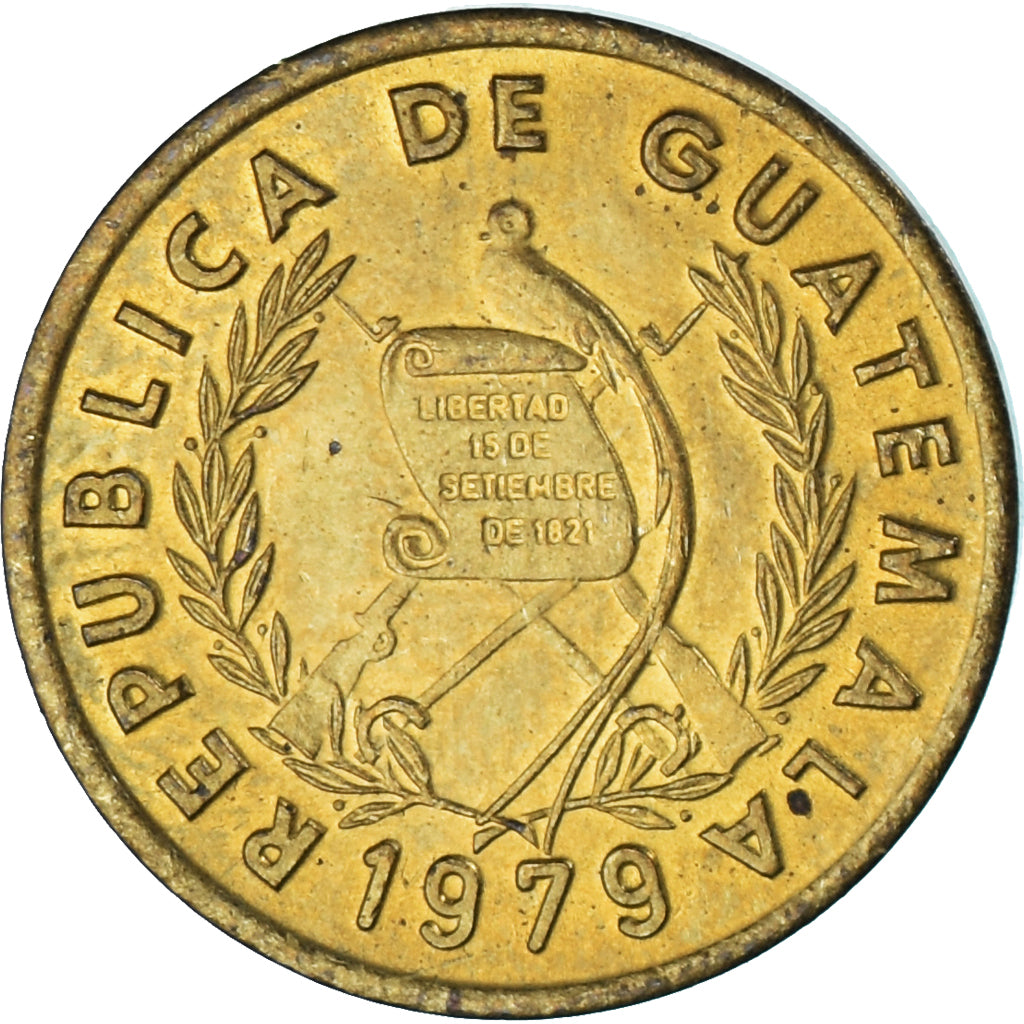 Moeda, Guatemala, Centavo, Un, 1979
