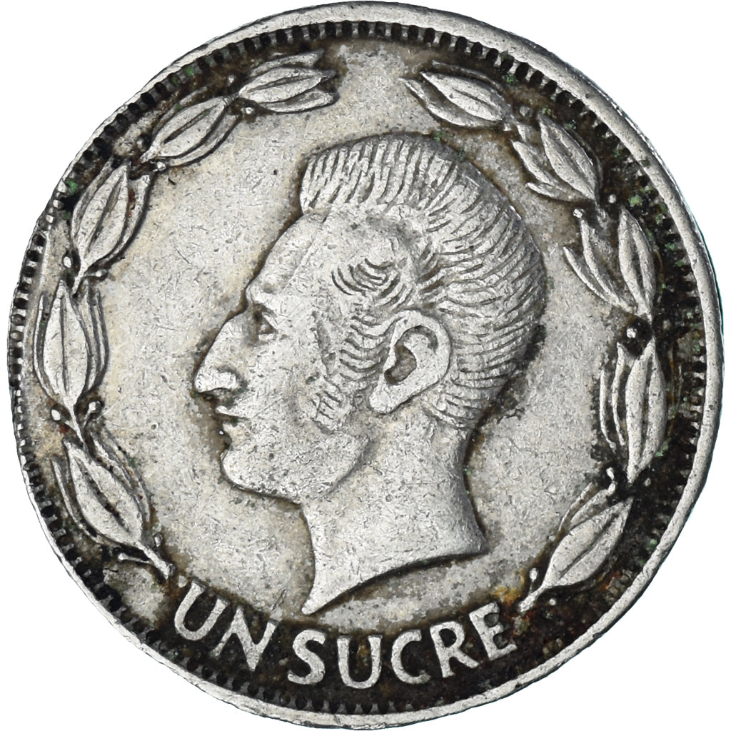 Monnaie, Équateur, Sucre, Un, 1964