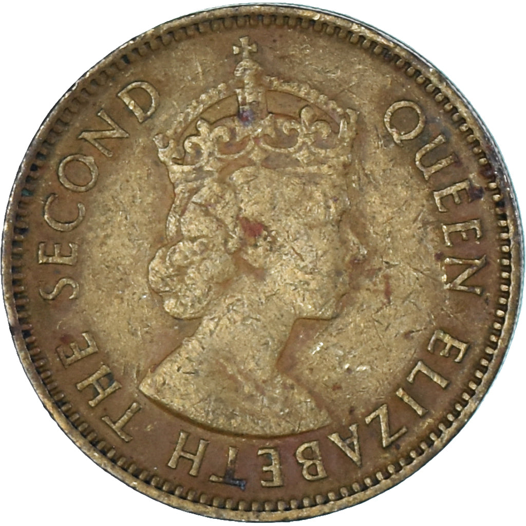 Coin, Hong Kong, 10 Cents, 1958