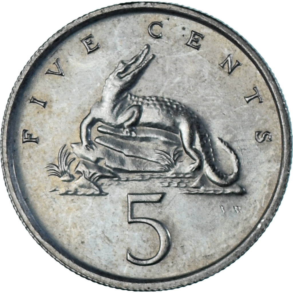 Münze, Jamaica, 5 Cents, 1987