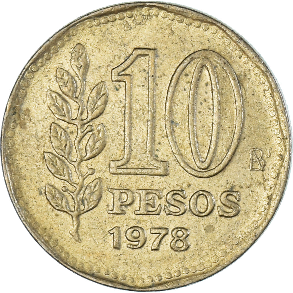 Coin, Argentina, 10 Pesos, 1978