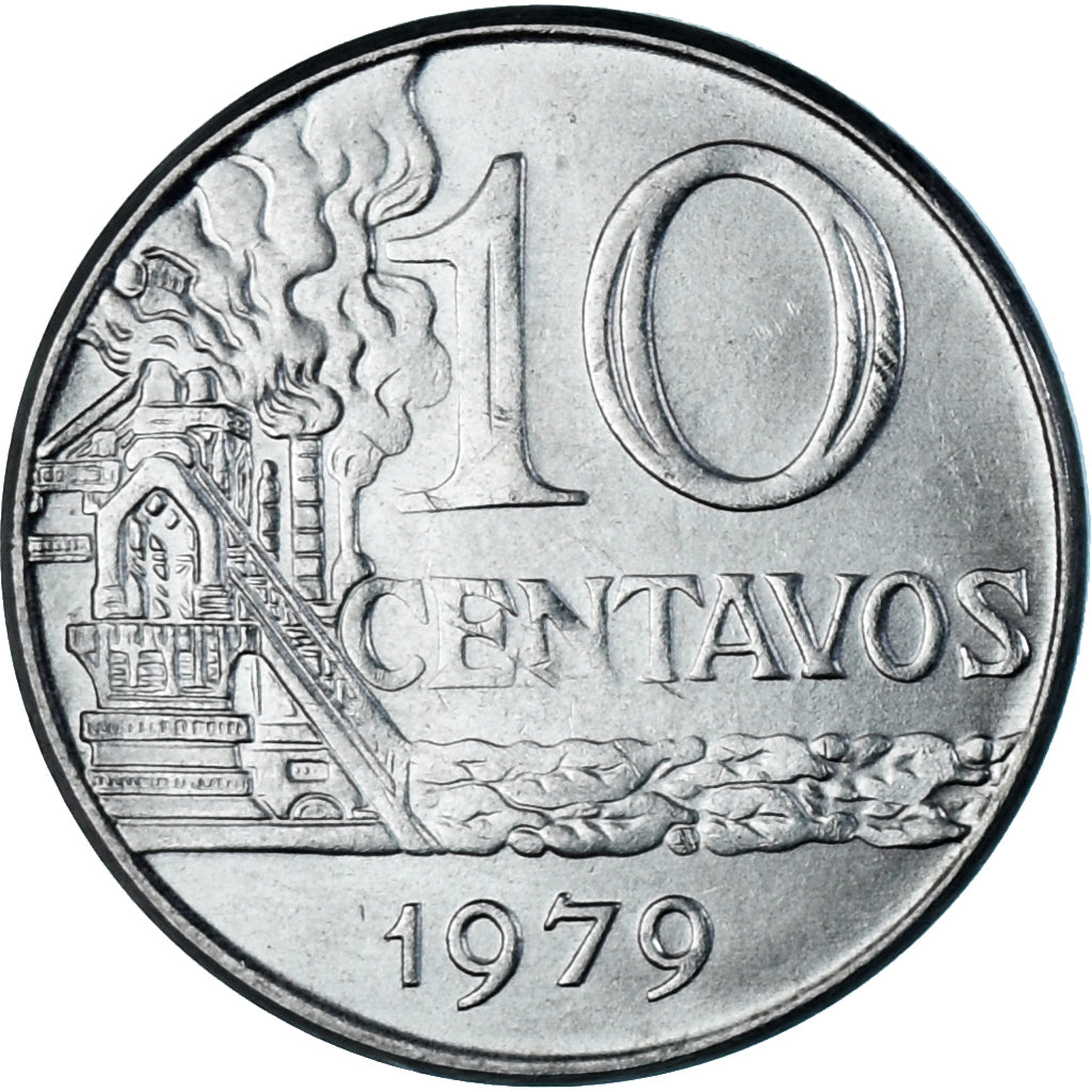 Moneda, Brasil, 10 Centavos, 1979