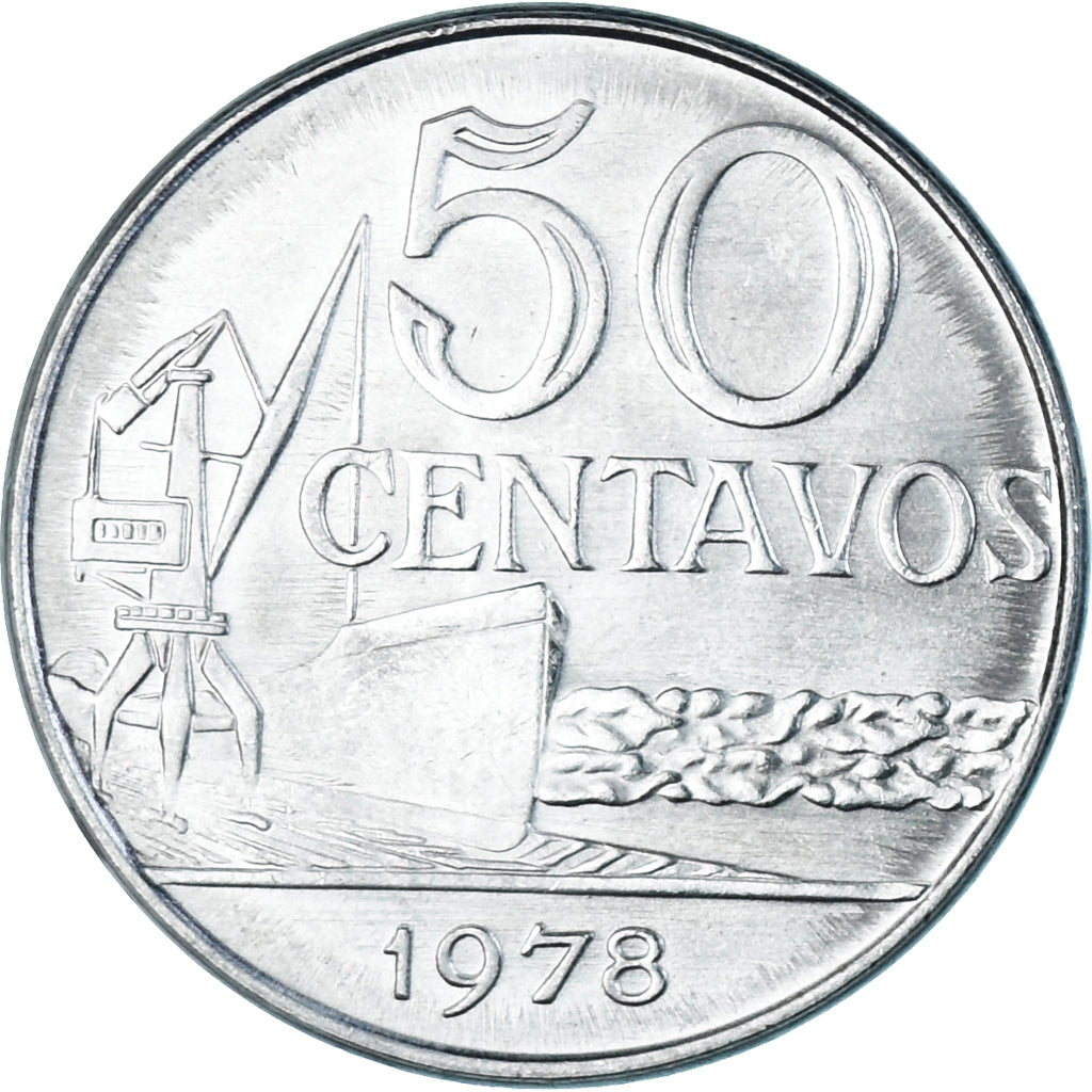 Münze, Brasilien, 50 Centavos, 1978