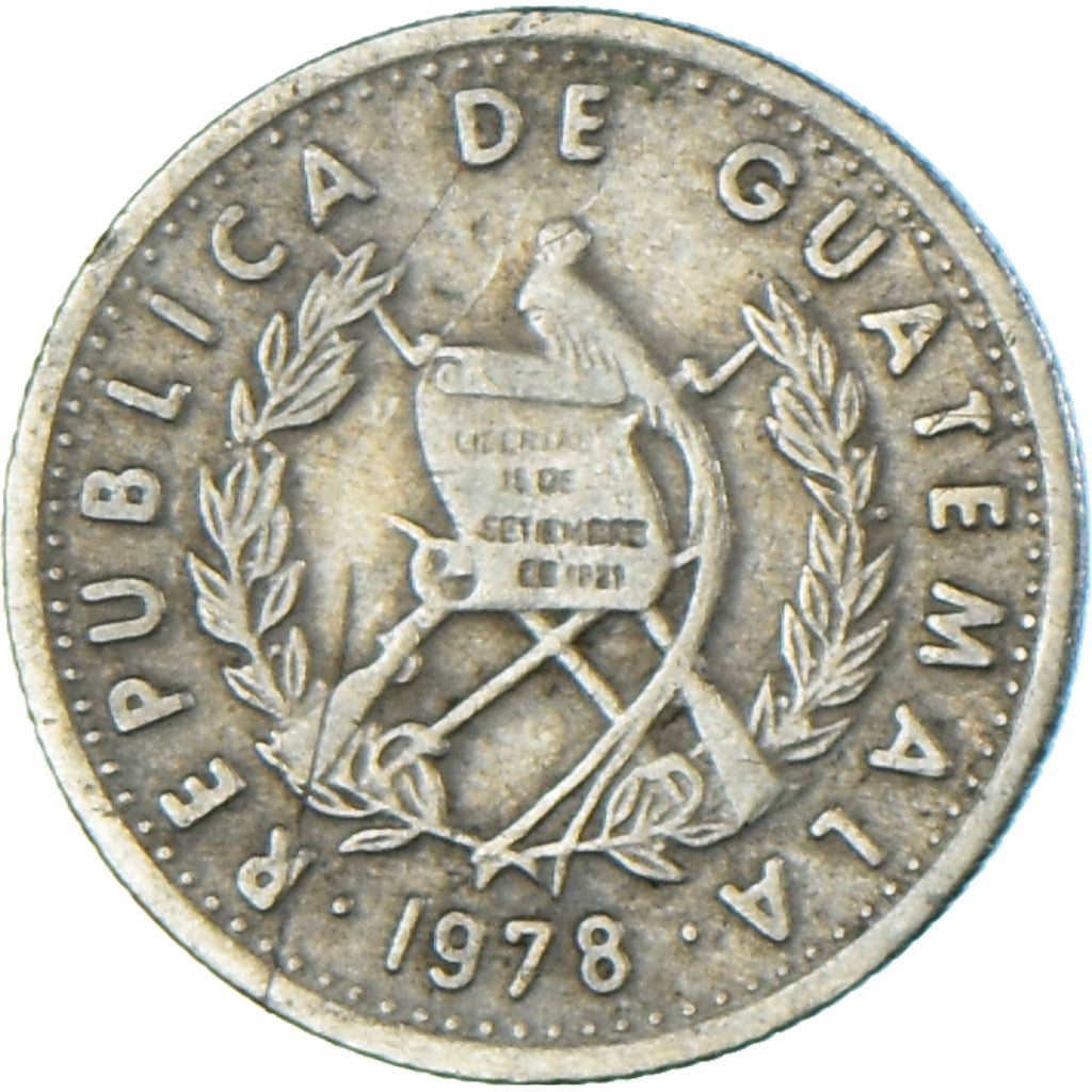 Moneta, Guatemala, 5 Centavos, 1978