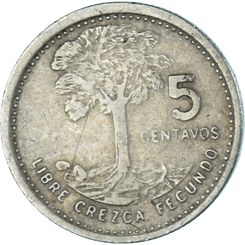 Moneta, Guatemala, 5 Centavos, 1978