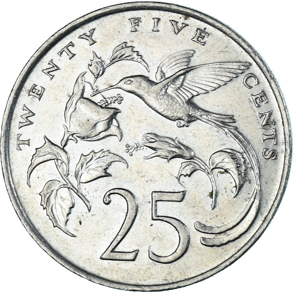 Coin, Jamaica, 25 Cents, 1984