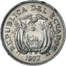 Coin, Ecuador, Sucre, Un, 1977