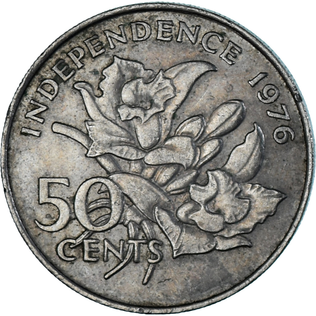 Coin, Seychelles, 50 Cents, 1976