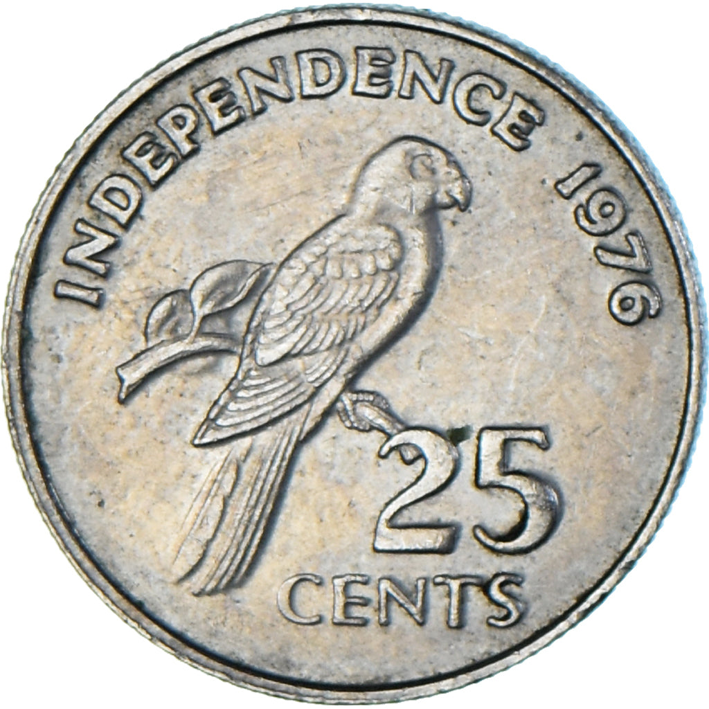 Moneta, Seychelles, 25 Cents, 1976
