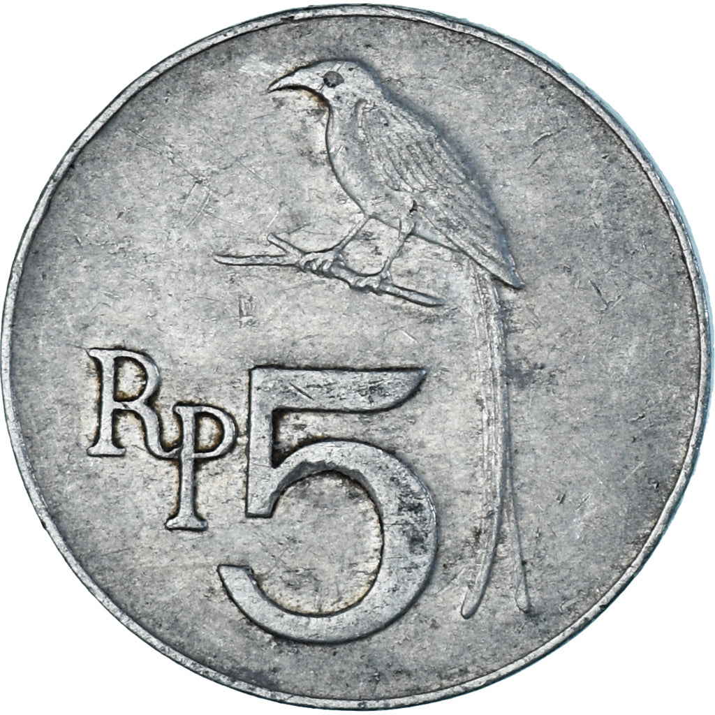 Munten, Indonesië, 5 Rupiah, 1970