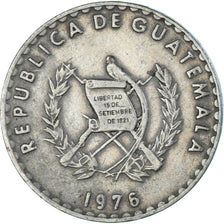 Moneda, Guatemala, 25 Centavos, 1976