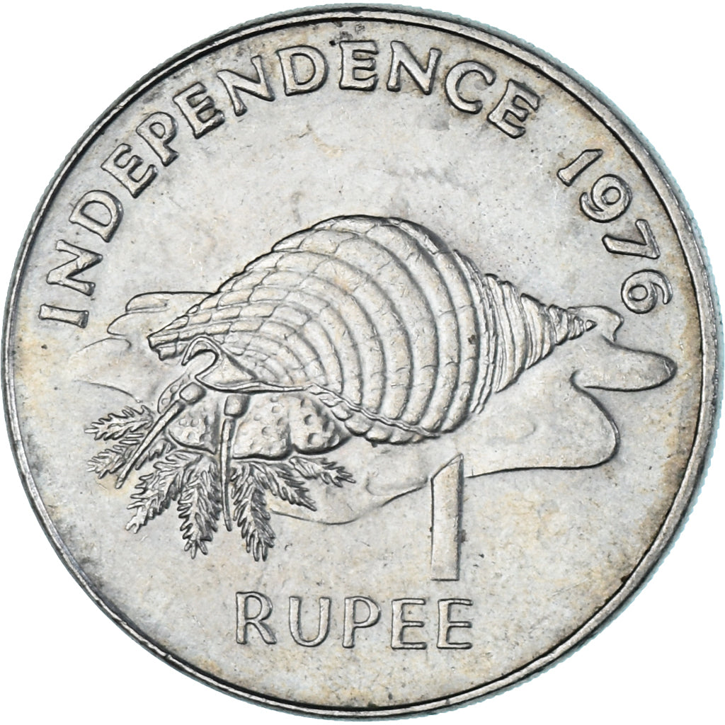 Monnaie, Seychelles, Rupee, 1976