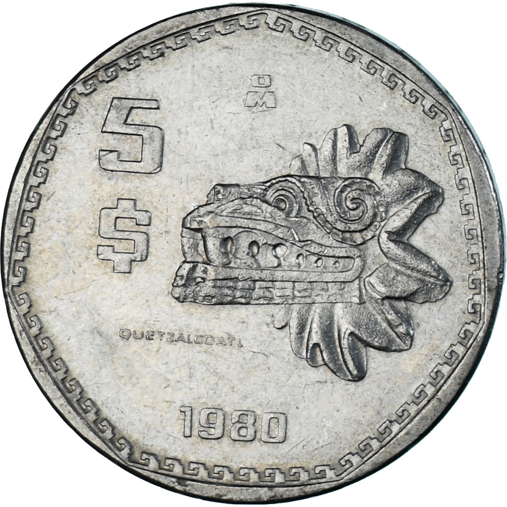 Munten, Mexico, 5 Pesos, 1980