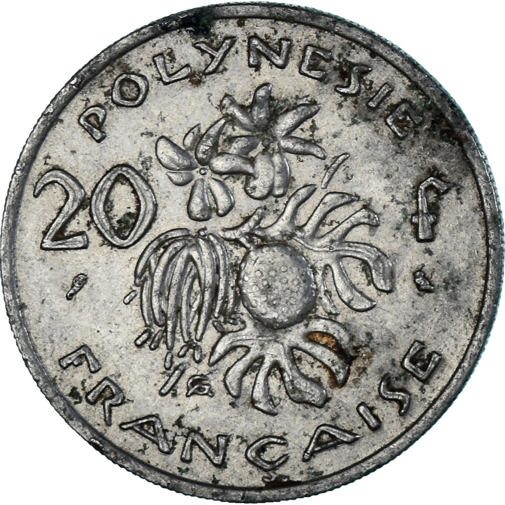 Moneta, Polinezja Francuska, 20 Francs, 1967
