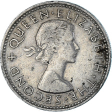 Coin, New Zealand, Shilling, 1963