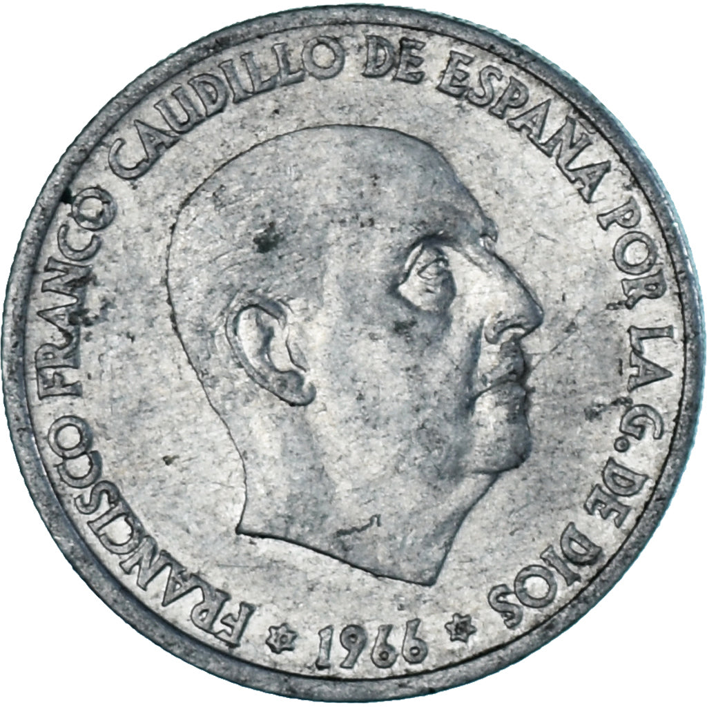 Moneta, Spagna, 50 Centimos, 1967