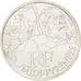 Geldschein, Frankreich, 10 Euro, 2012, VZ+, Silber, KM:1887