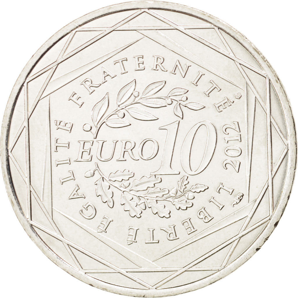 Banknote, France, 10 Euro, 2012, MS(60-62), Silver, KM:1887