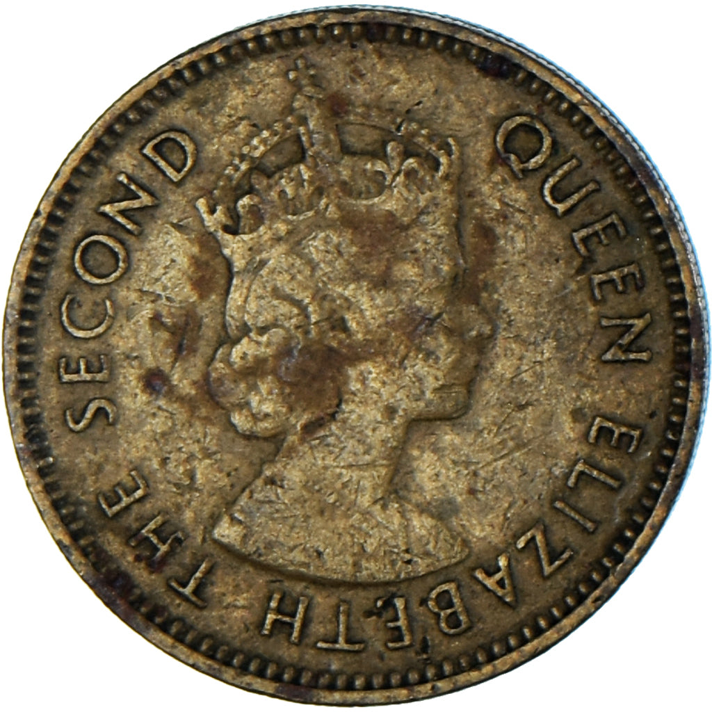 Moeda, Hong Kong, 10 Cents, 1964