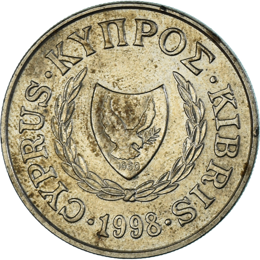 Moneta, Cypr, 20 Cents, 1998