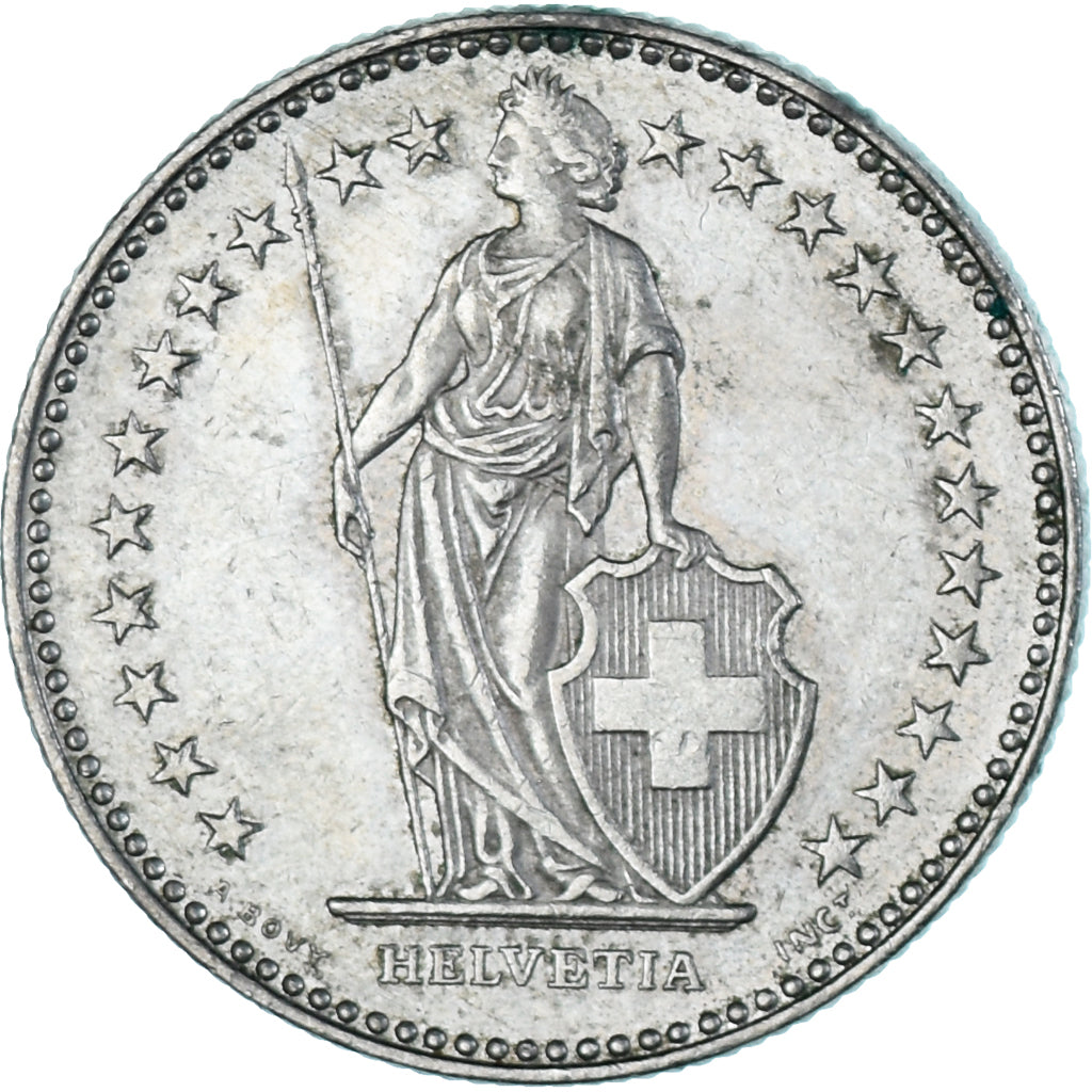 Coin, Switzerland, 2 Francs, 1991