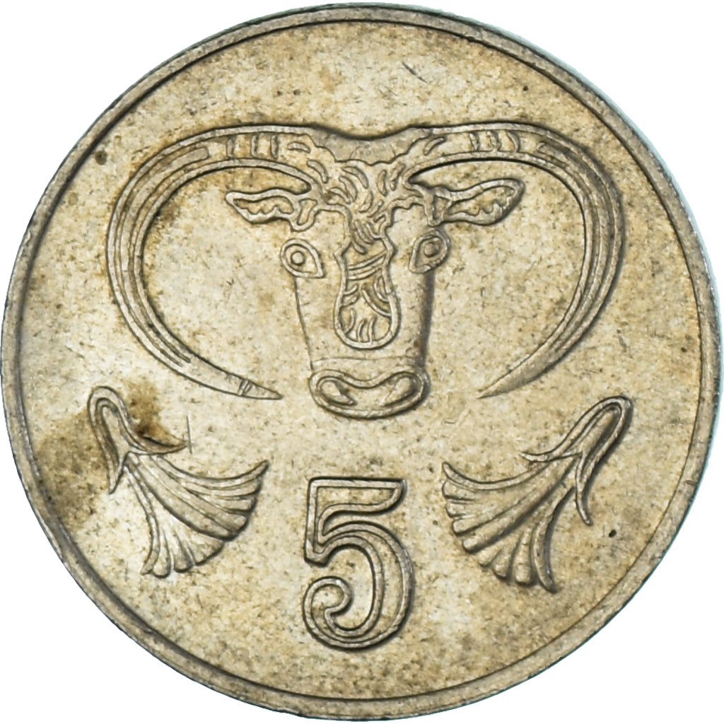 Moneta, Cypr, 5 Cents, 1994