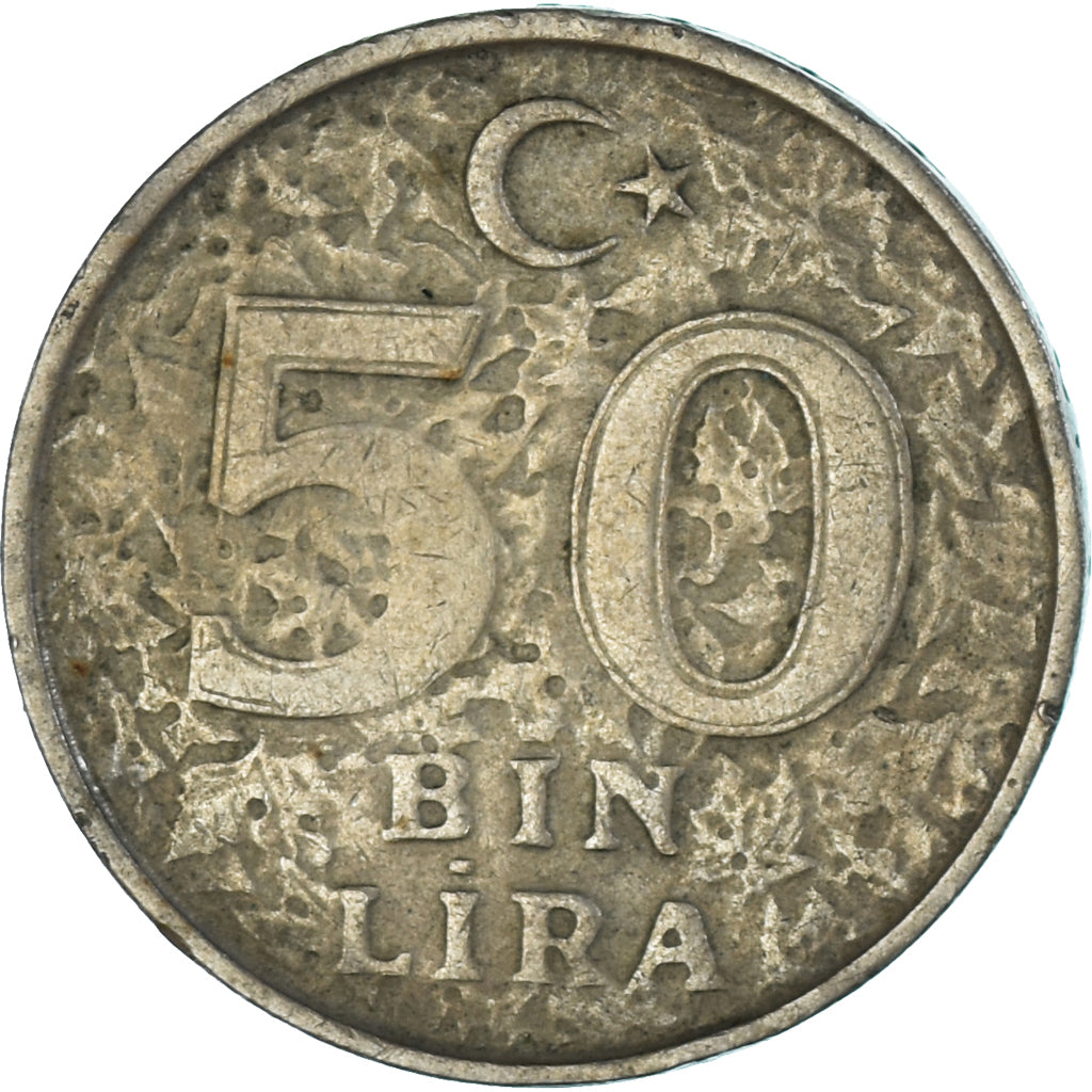 Moneta, Turcja, 50000 Lira, 50 Bin Lira, 1999