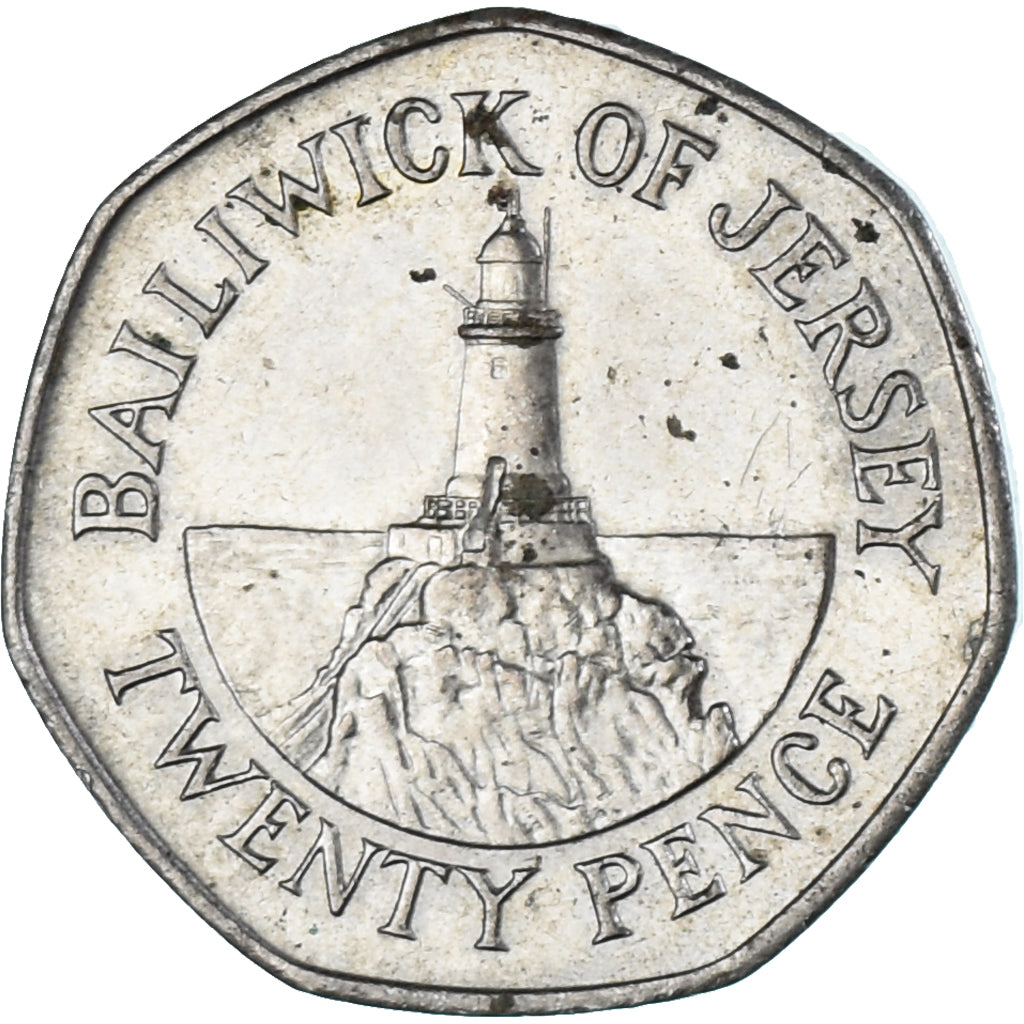 Münze, Jersey, 20 Pence, 1984