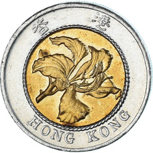 Coin, Hong Kong, 10 Dollars, 1995