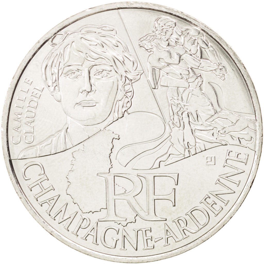 FRANCE, 10 Euro, 2012, Paris, KM #1869, MS(60-62), Silver, 29, 10.00