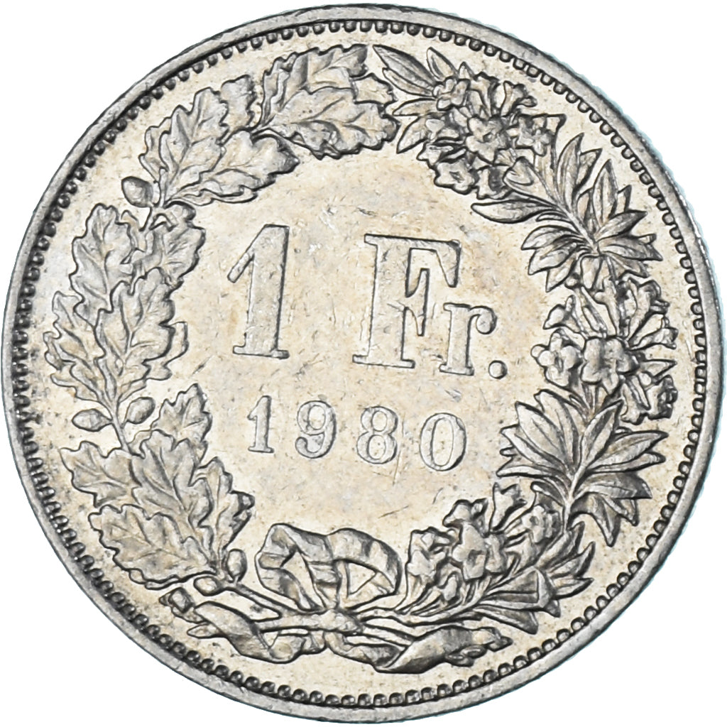 Münze, Schweiz, Franc, 1980