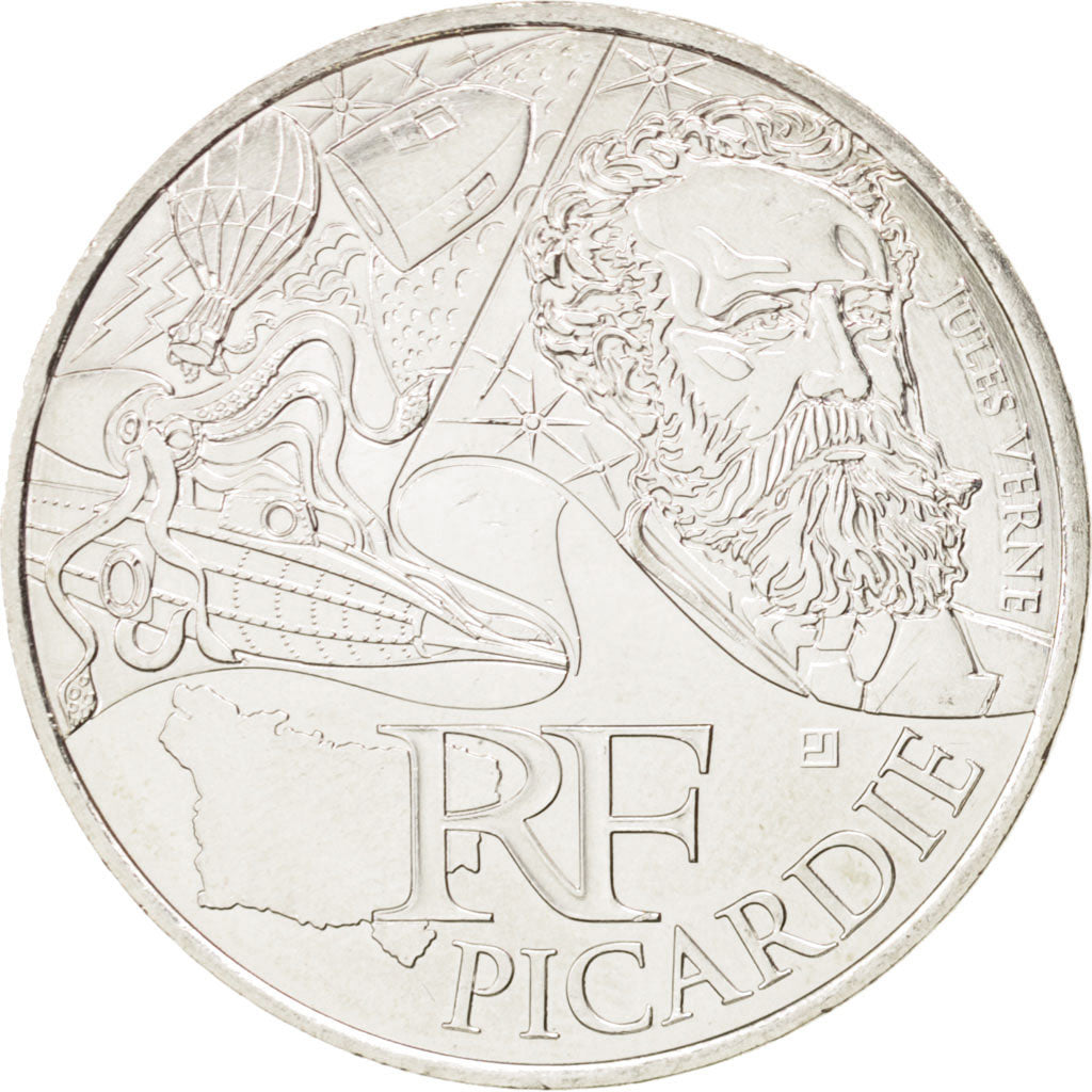 FRANCE, 10 Euro, 2012, Paris, KM #1882, MS(60-62), Silver, 29, 10.00