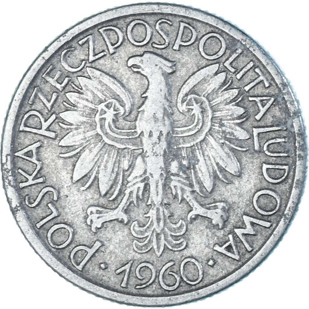 Moneta, Polonia, 2 Zlote, 1960