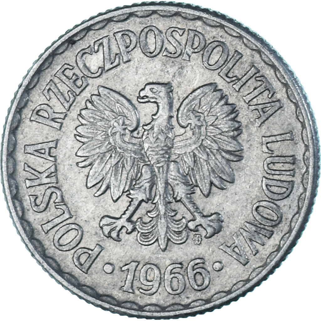 Münze, Polen, Zloty, 1966