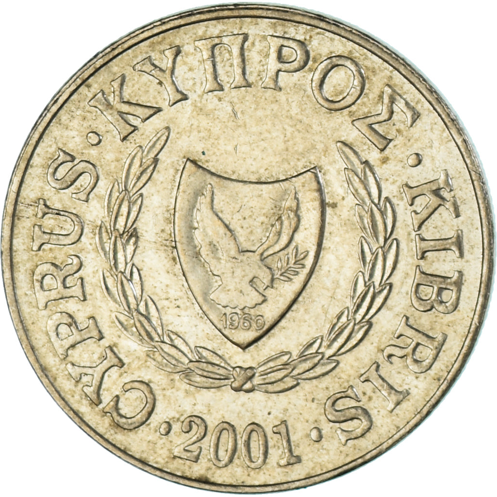 Coin, Cyprus, 20 Cents, 2001