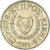 Coin, Cyprus, 20 Cents, 2001