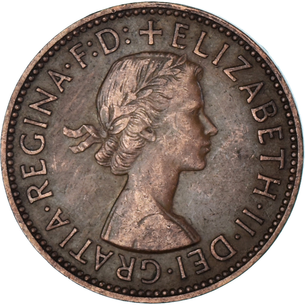 Coin, Great Britain, 1/2 Penny, 1954
