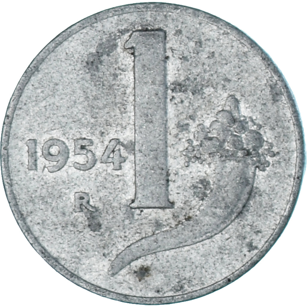 Moeda, Itália, Lira, 1954