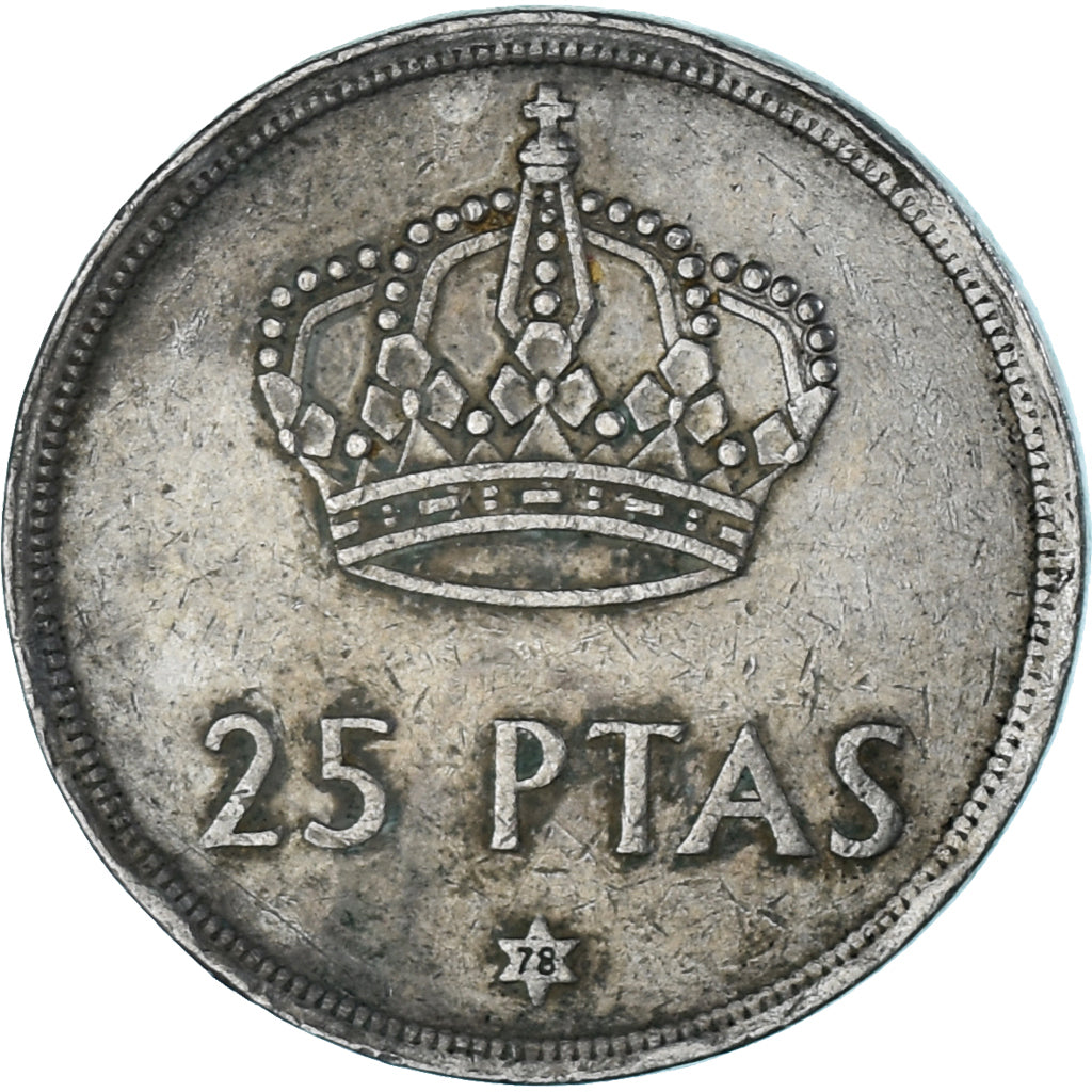Moneta, Hiszpania, 25 Pesetas, 1978