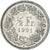 Coin, Switzerland, 1/2 Franc, 1991