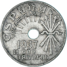 Munten, Spanje, 25 Centimos, 1937
