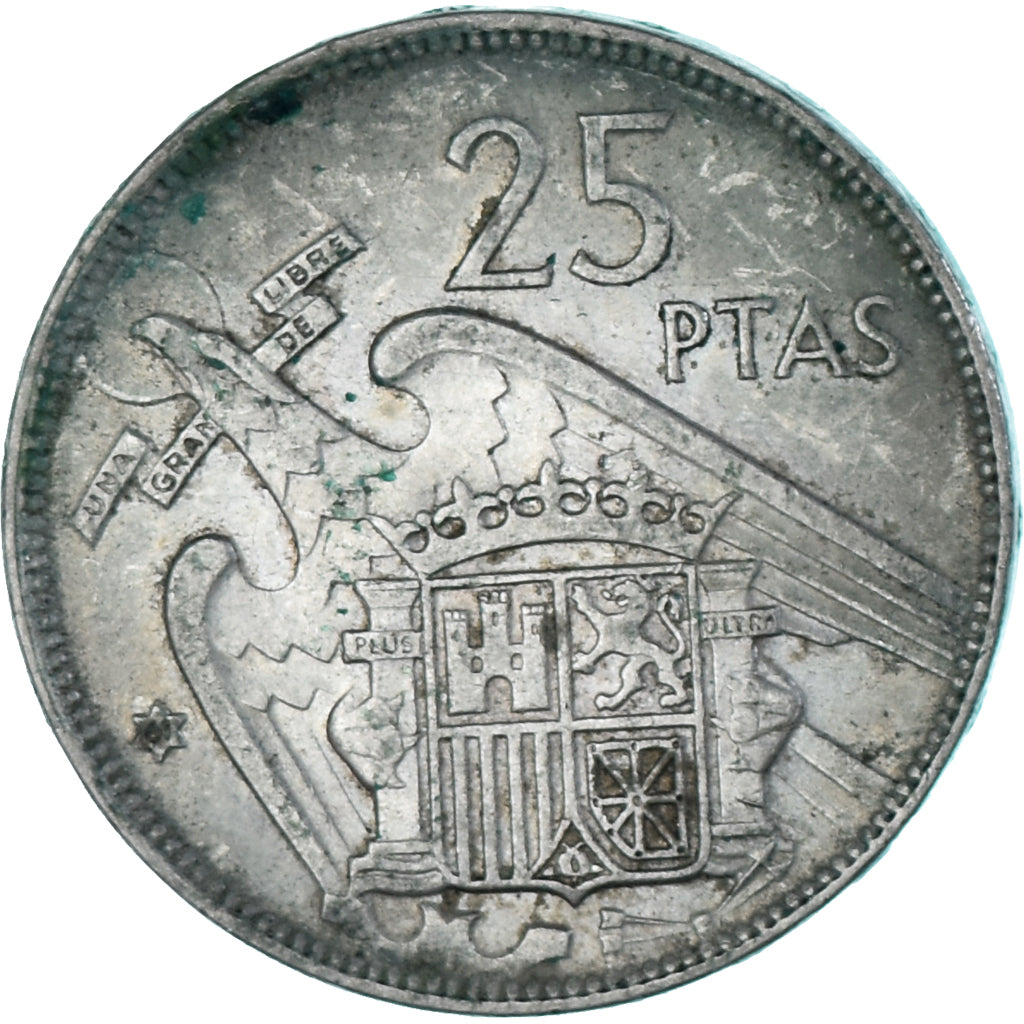 Coin, Spain, 25 Pesetas, 1961