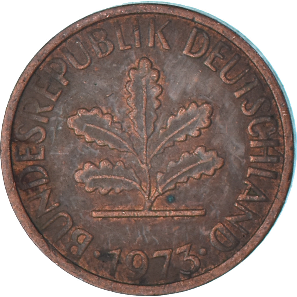 Munten, Duitsland, Pfennig, 1973
