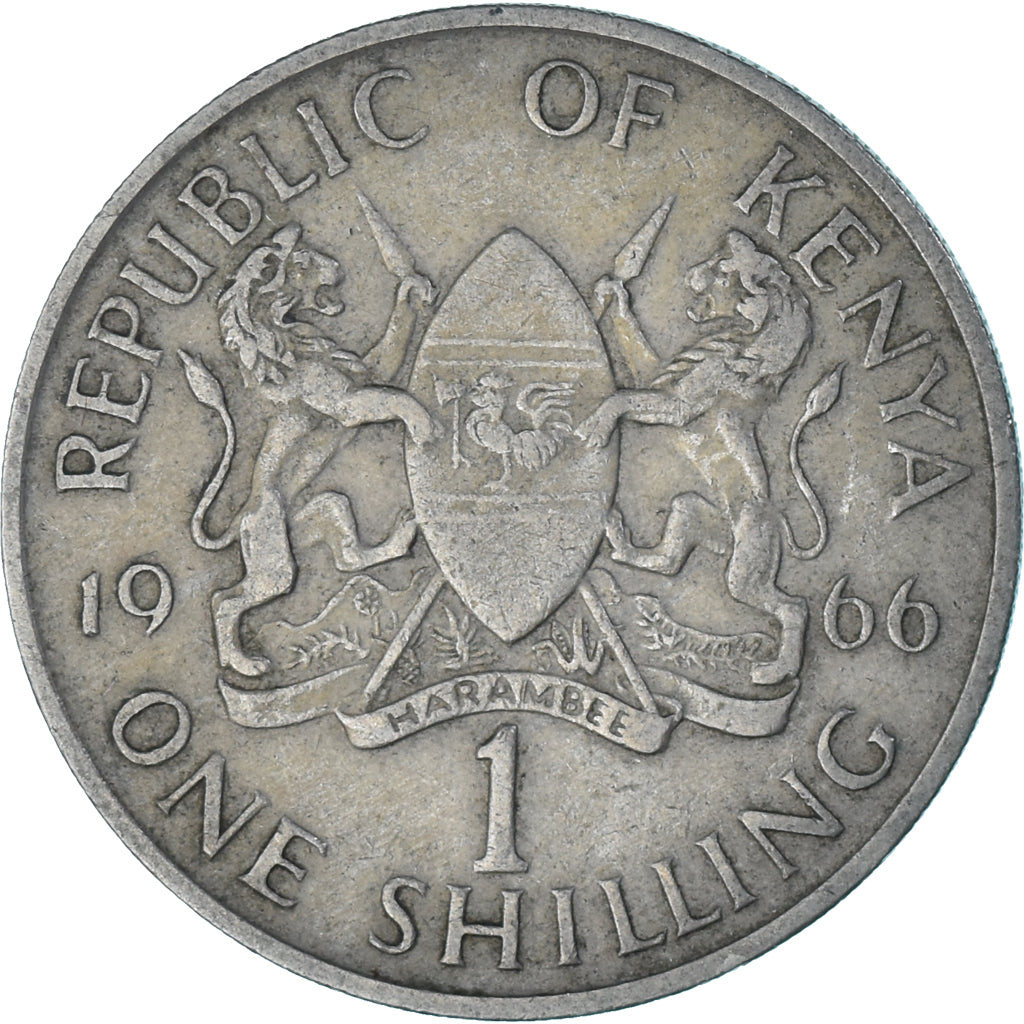 Coin, Kenya, Shilling, 1966