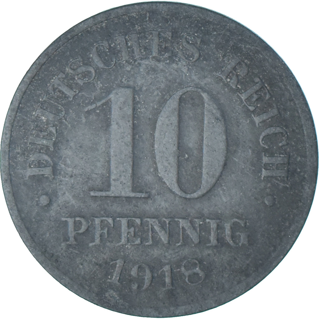 Monnaie, Allemagne, 10 Pfennig, 1918