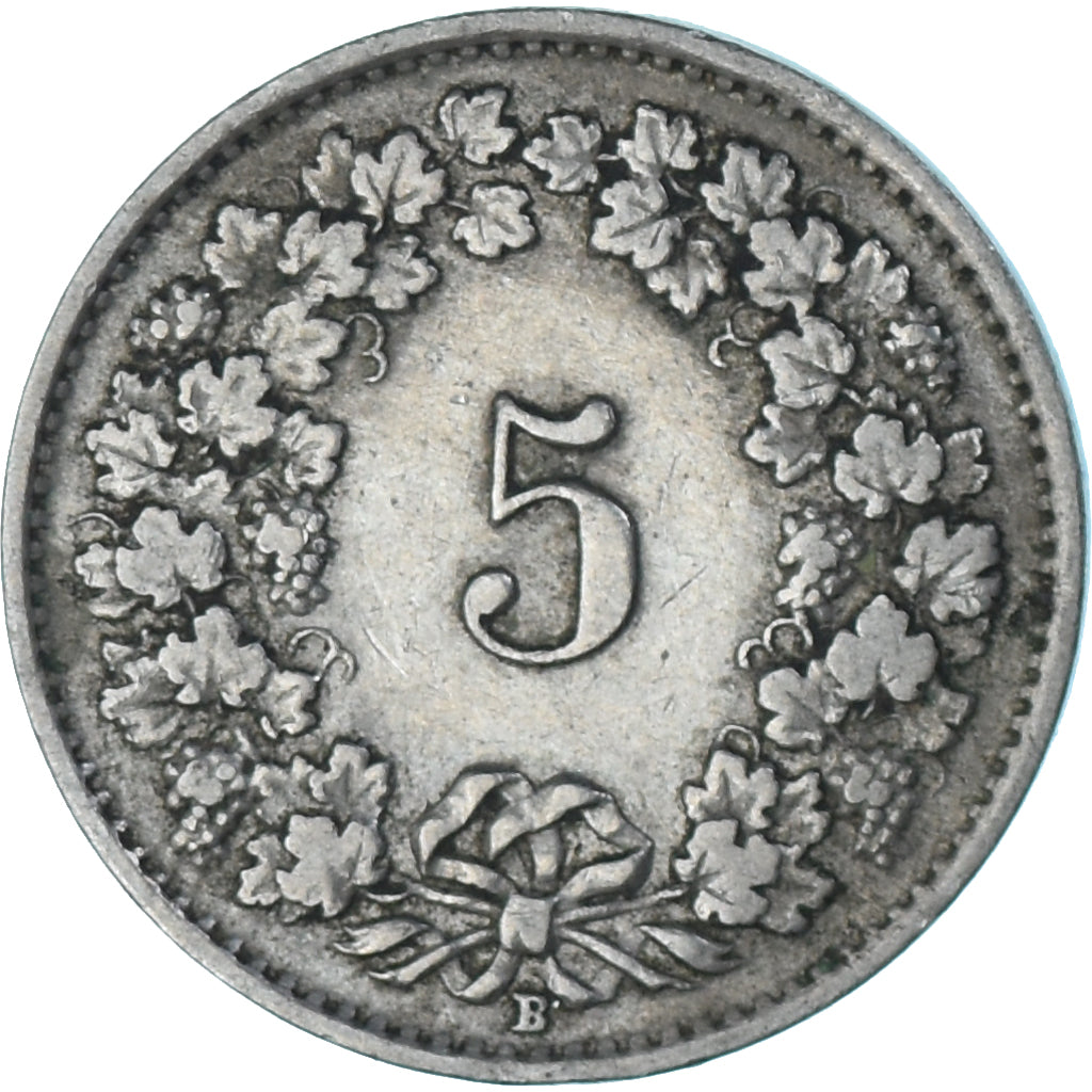 Coin, Switzerland, 5 Rappen, 1931