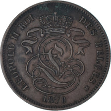 Moeda, Bélgica, 2 Centimes, 1870