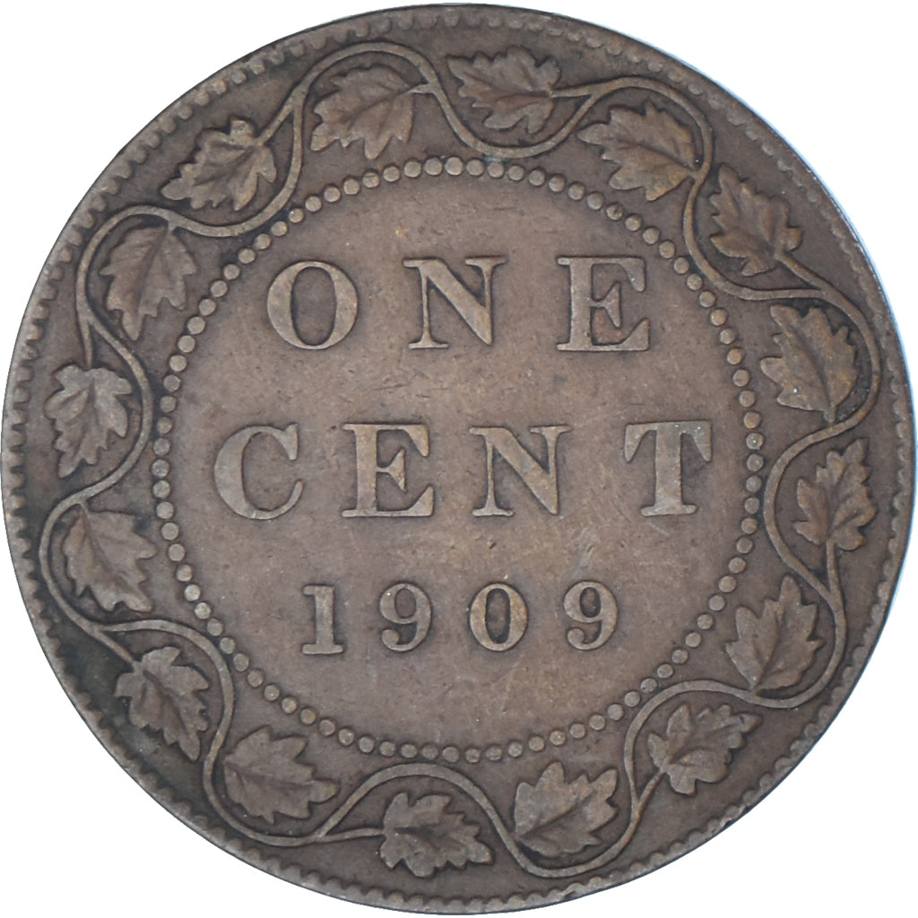 Moneta, Canada, Cent, 1909